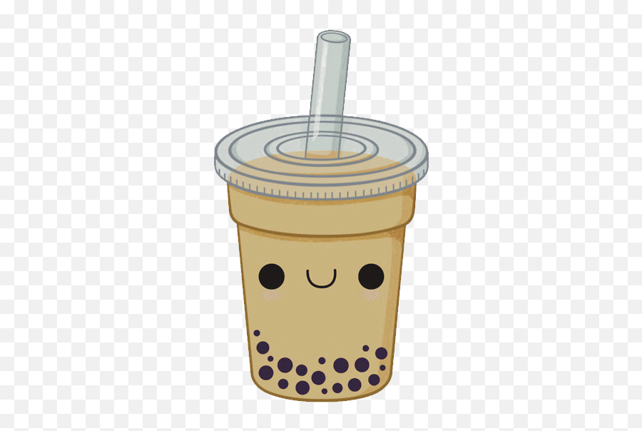 Bubble Tea Cute Png Transparent Png - Cute Bubble Tea Emoji,Boba Png