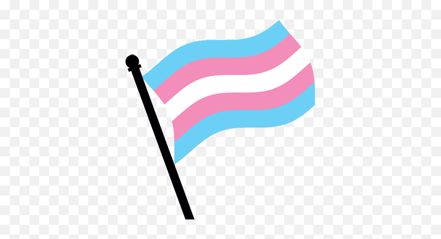 Trans Pride Flag Waving - Waving Trans Flag Png Emoji,Gay Pride Flag Png