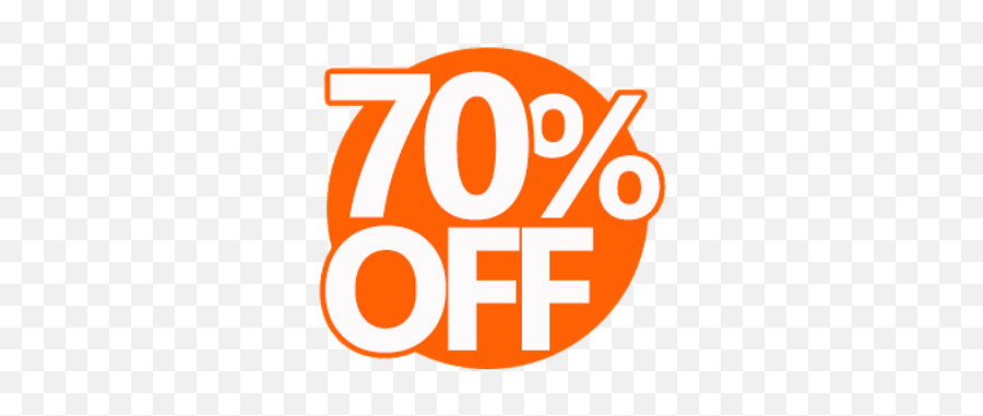 Special Discount Sign Transparent Png - 70 Percent Off Png Emoji,50% Off Png