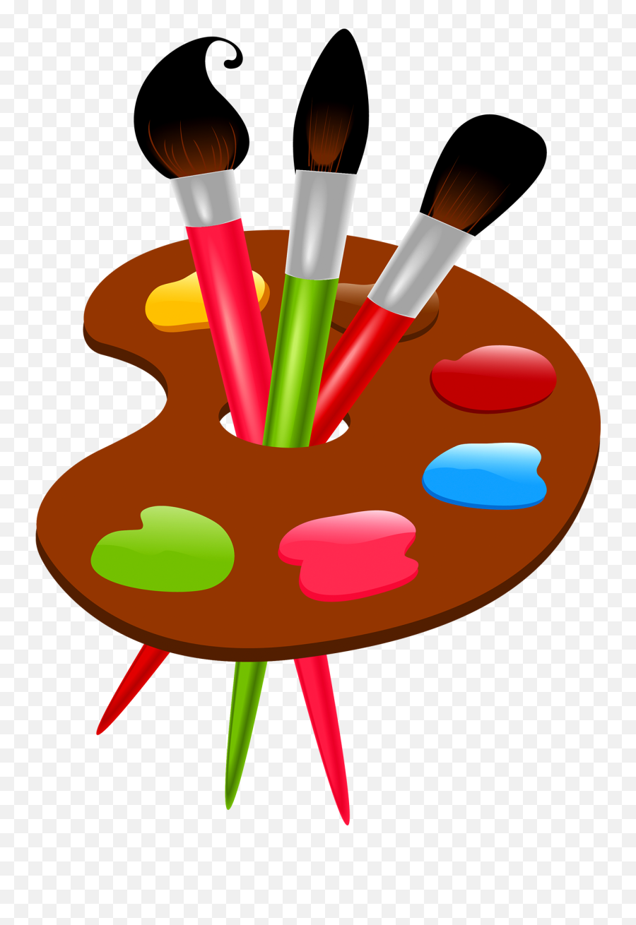 Color Clipart Paintbrush Color - Painting Brush Colour Clip Art Emoji,Paintbrush Clipart