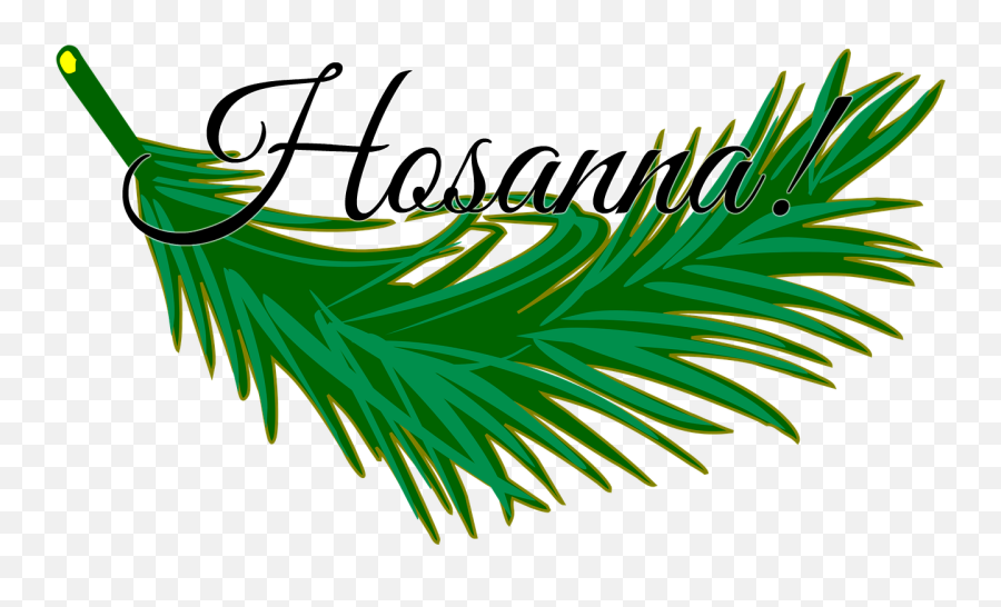 Palm Clipart Hosanna In High Palm Hosan 2055253 - Png Palm Sunday Hosanna Png Emoji,Palm Clipart