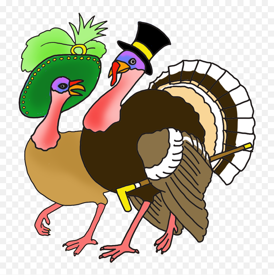 Library Of Cute Turkey Png Transparent Library Colored - Event Emoji,Thanksgiving Turkey Clipart