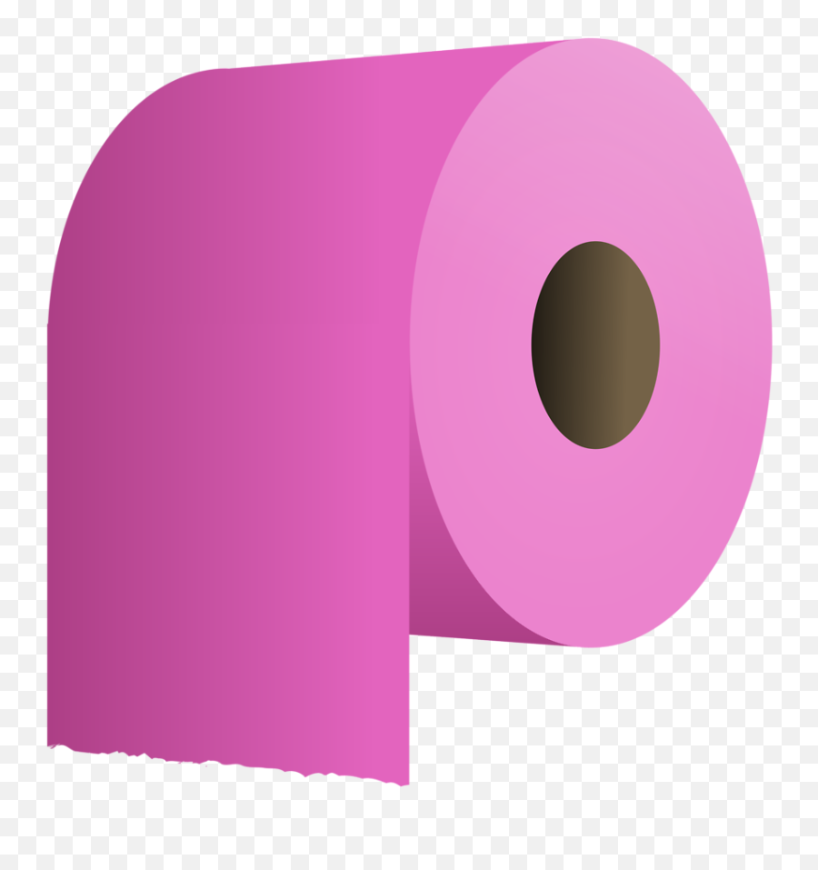 Pink Toilet Paper Roll Clipart Emoji,Toliet Paper Clipart