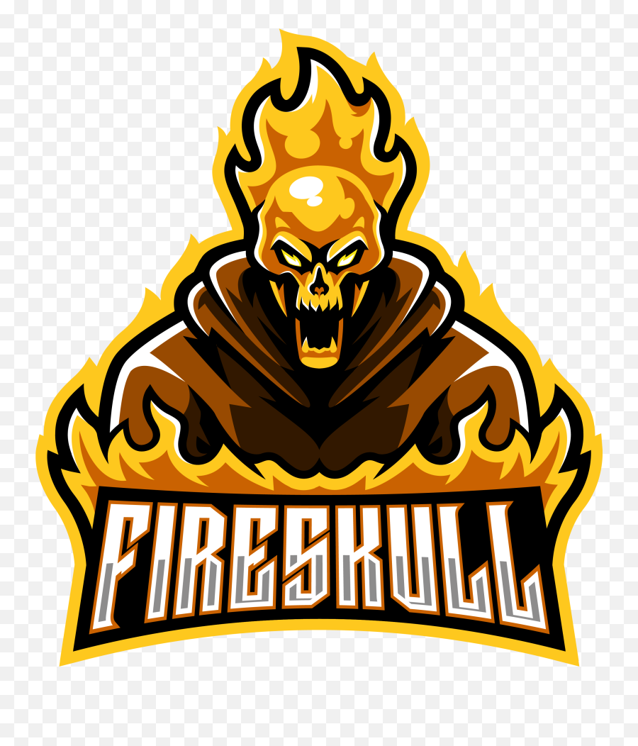 Fire Skull Esport Mascot Logo Design By - Logo E Sports Fogo Emoji,Mascot Logo