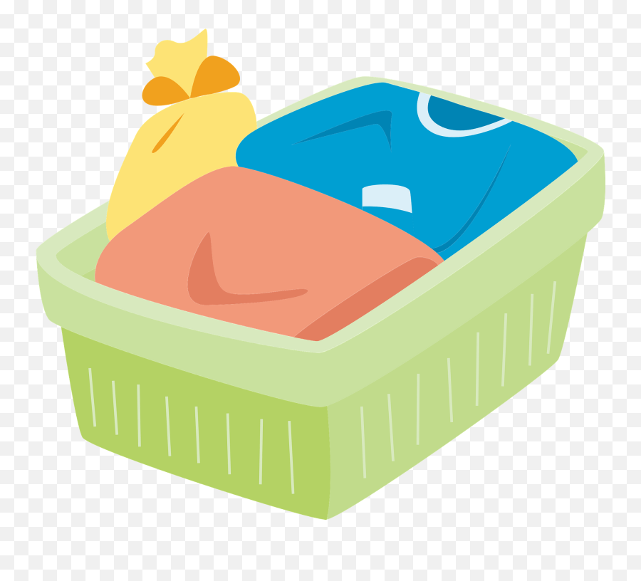 Clothing Basket - Japanese Bath House Clipart Free Download Emoji,Laundry Basket Clipart