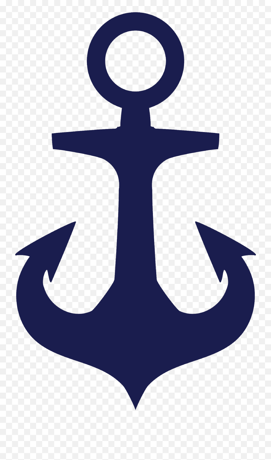 Blue Anchor Logo Transparent Png Image - Dot Emoji,Anchor Logo