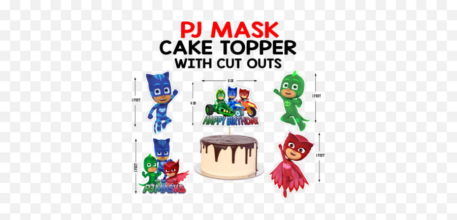 Personalized Birthday Party Caps Hats 10 Pcs Emoji,Pj Mask Clipart