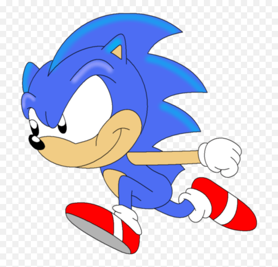 Sonic The Hedgehog - Video Game Characters Running Clipart Emoji,Video Game Characters Png
