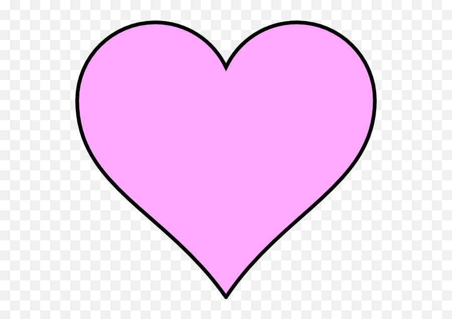 Pink Heart Outline Png Emoji,Rustic Heart Clipart