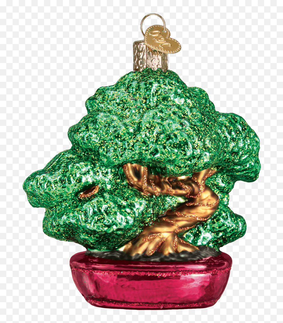 Old World Christmas Bonsai Tree Ornament Emoji,Bonsai Tree Png