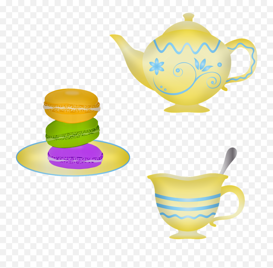 Tea Macarons Teapot - Free Image On Pixabay Emoji,Tea Pot Png