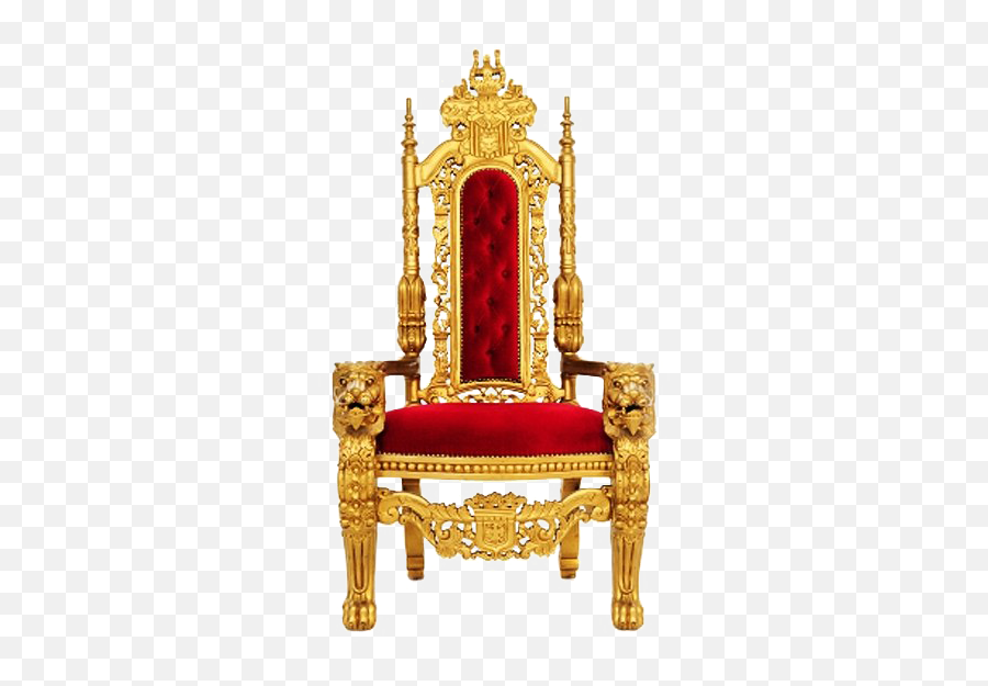 Gold Throne Png Transparent Image - Royal Throne Emoji,Throne Png
