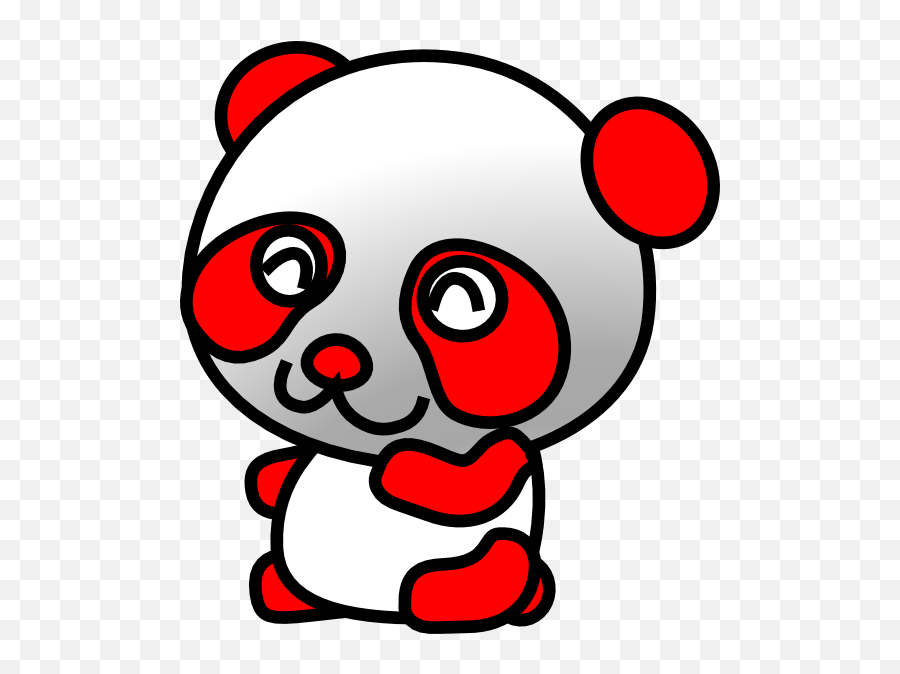 Red Panda Clip Art At Clker - Clipart Red Panda Bear Emoji,Panda Clipart