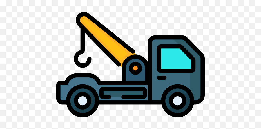 Tow Truck Free Icon - Carro Guincho Desenho Png Emoji,Tow Truck Clipart