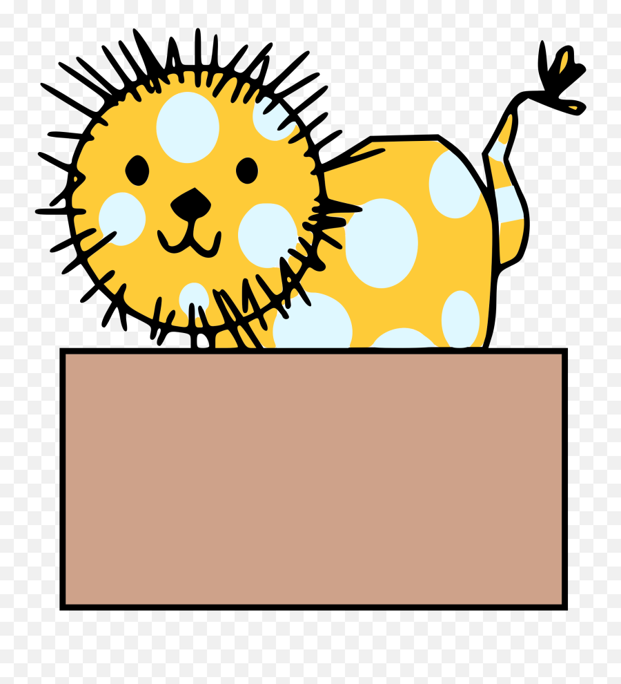 Box Icon - This Free Icons Png Design Of Lion In A Box Lion In The Box Clip Art Emoji,Box Icon Png