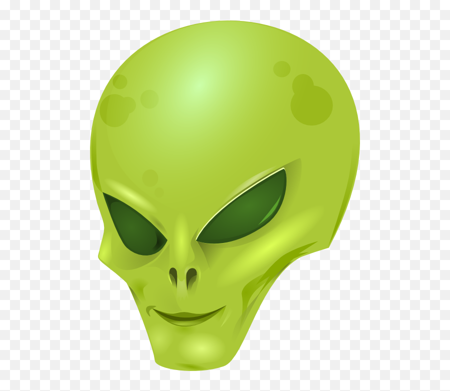 Free Alien Clipart And Graphics Of - Cartoon Alien Head Png Emoji,Alien Clipart