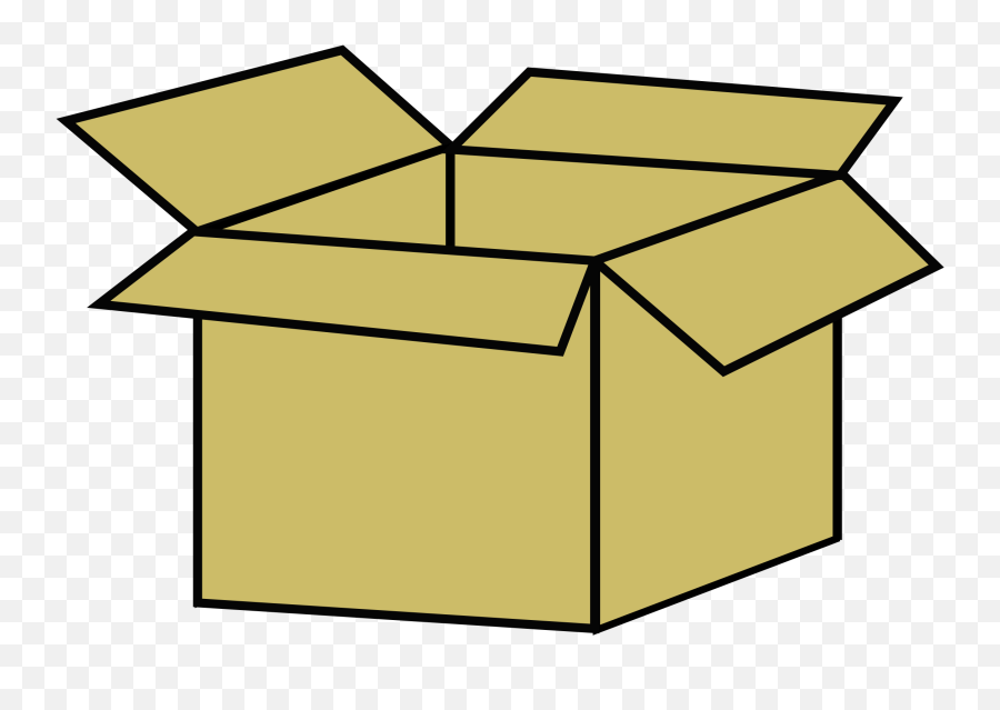 Clipart Box Cardboard Box Clipart Box - Box Clipart Emoji,Box Clipart