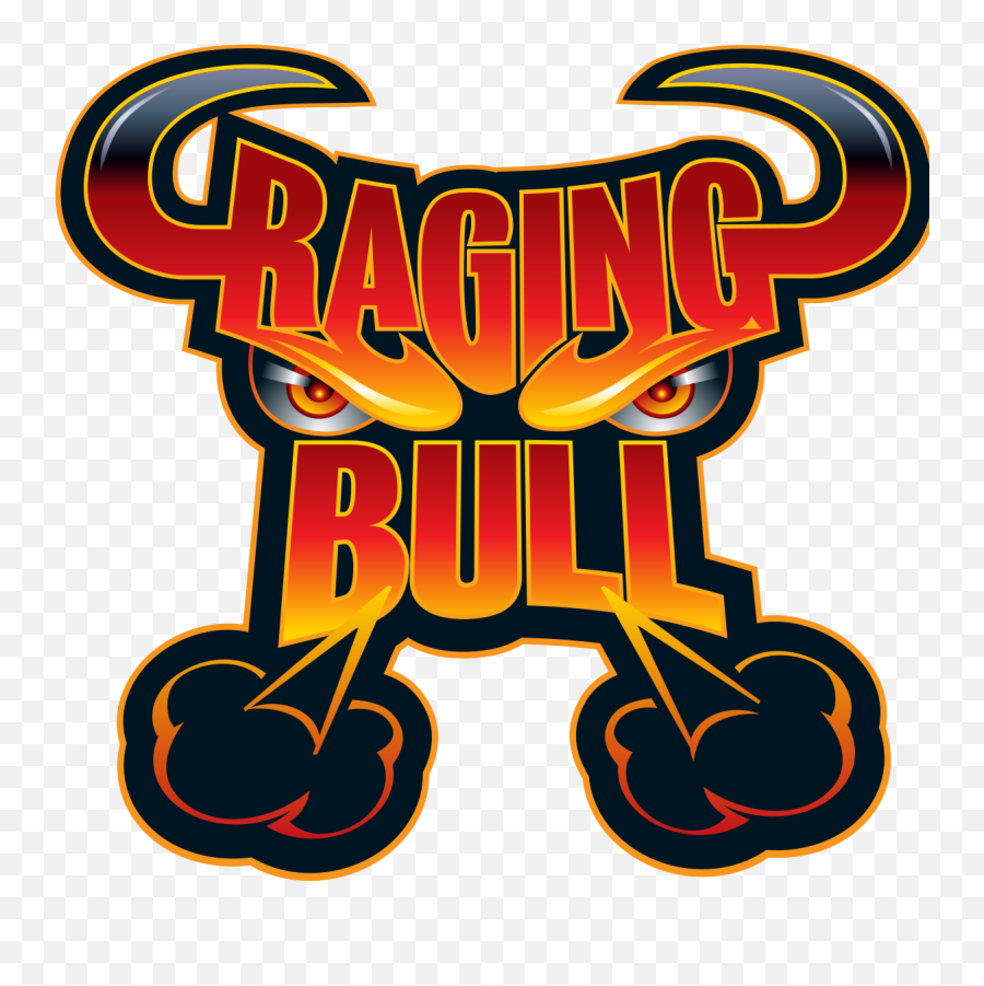 Raging Bull - Six Flags Great America Raging Bull Logo Emoji,Bulls Logo Upside Down
