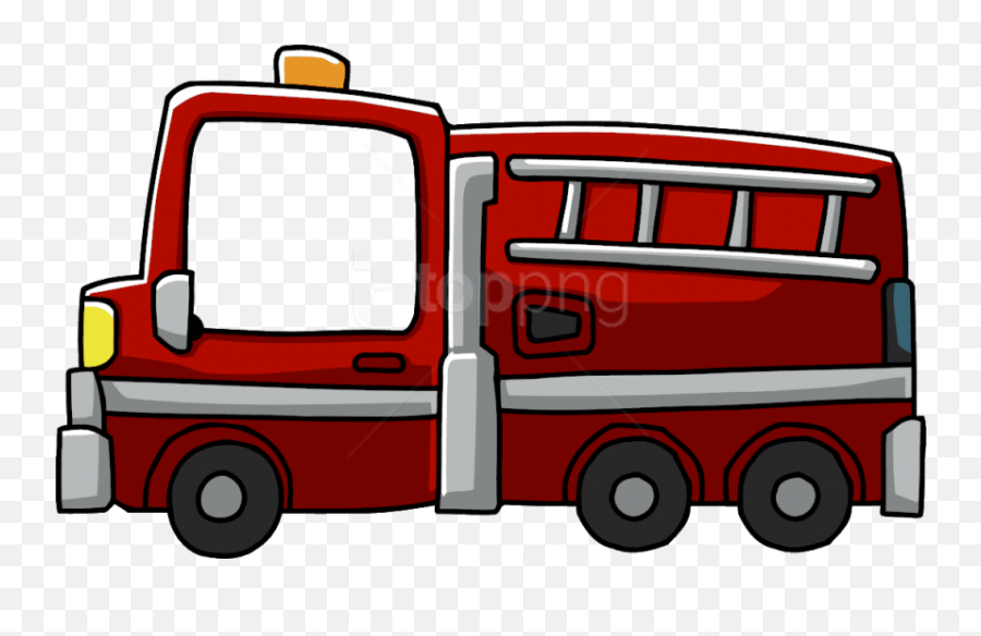 Fire Truck Png - Firetruck Cartoon Transparent Background Emoji,Fire Truck Png