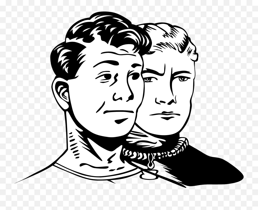 Men Boys Guys Aggressive Worried - Mens Vector Clipart Black And White Png Emoji,Menacing Transparent