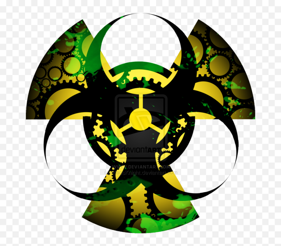 Radioactive Biohazard - Transparent Green Biohazard Symbol Emoji,Biohazard Logo