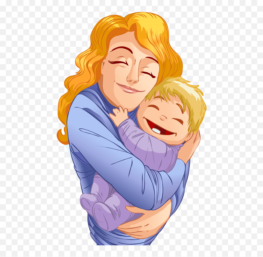 Mother Clipart - Mother Hugs Baby Clipart Emoji,Mother Clipart