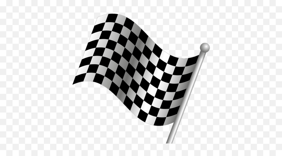 Racing Flag F1 Racing Racing Flag Black And White Checkered Emoji,Checkered Flags Png