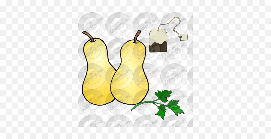Pears Herbs And Tea Picture For Classroom Therapy Use Emoji,Herbal Clipart