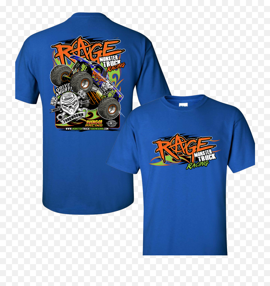 Rage Monster Truck T - Shirt For Adult Emoji,Monster Jam Logo