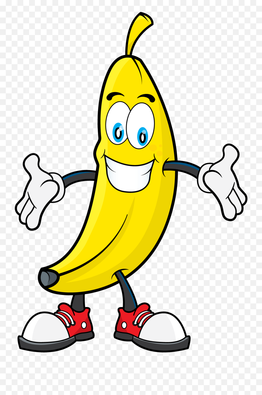 Banana Clipart Transparent Cartoon - Banana Clipart Emoji,Banana Clipart