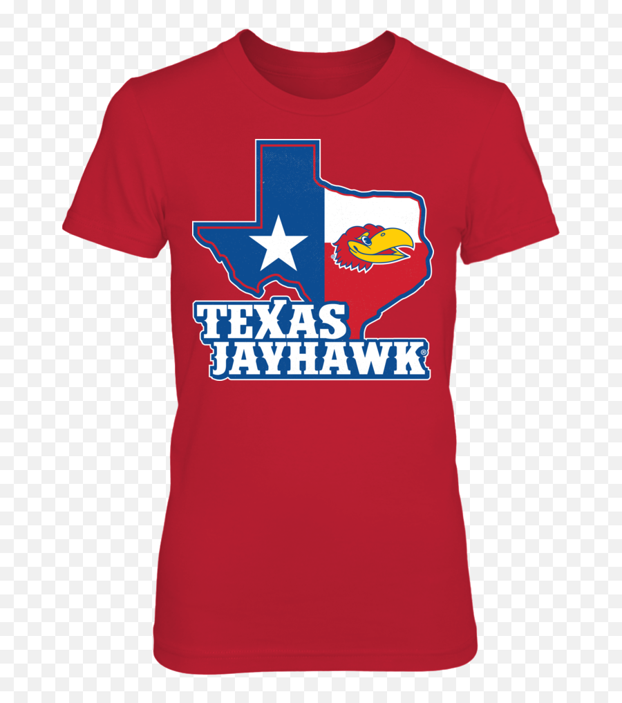 Kansas Jayhawks Fanprint - Made In Texas Emoji,Jayhawk Logo