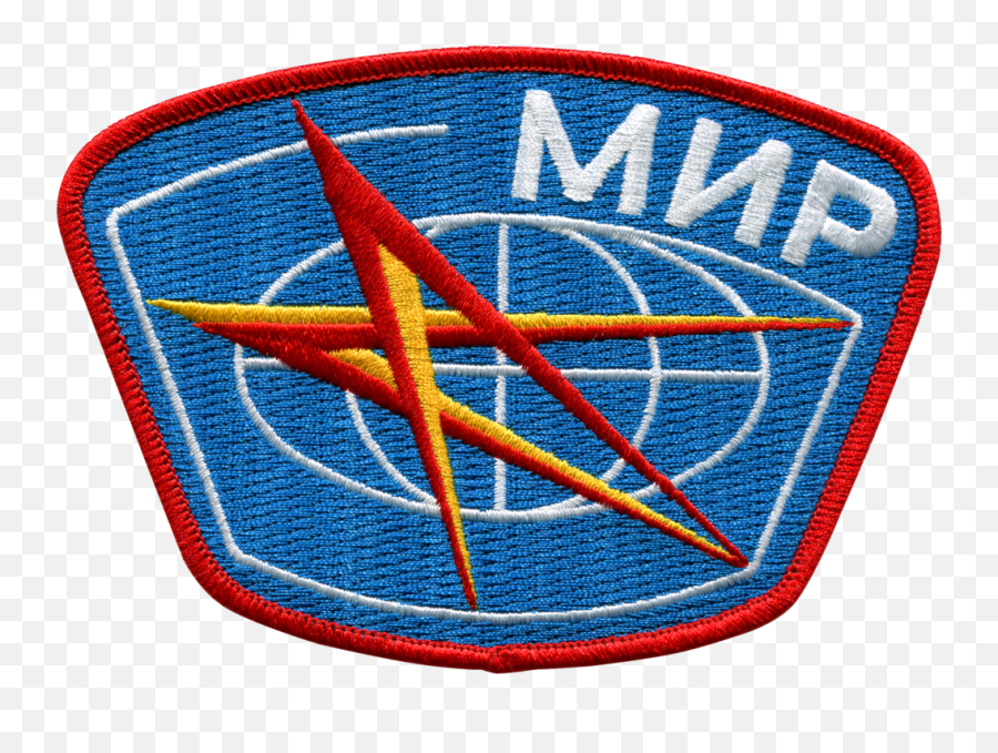 Mir Space Station - Mir Space Station Logo Emoji,Logo Patches
