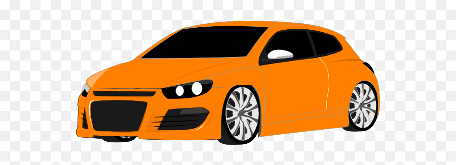 Orange Sports Car Clip Art At Clker - Orange Cars Clipart Emoji,Orange Clipart