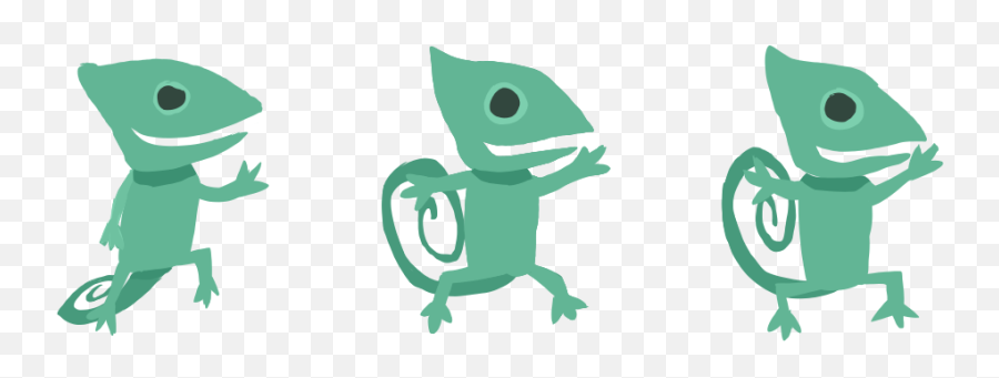 Download Gecko Clipart Chameleon - Animal Figure Emoji,Chameleon Clipart