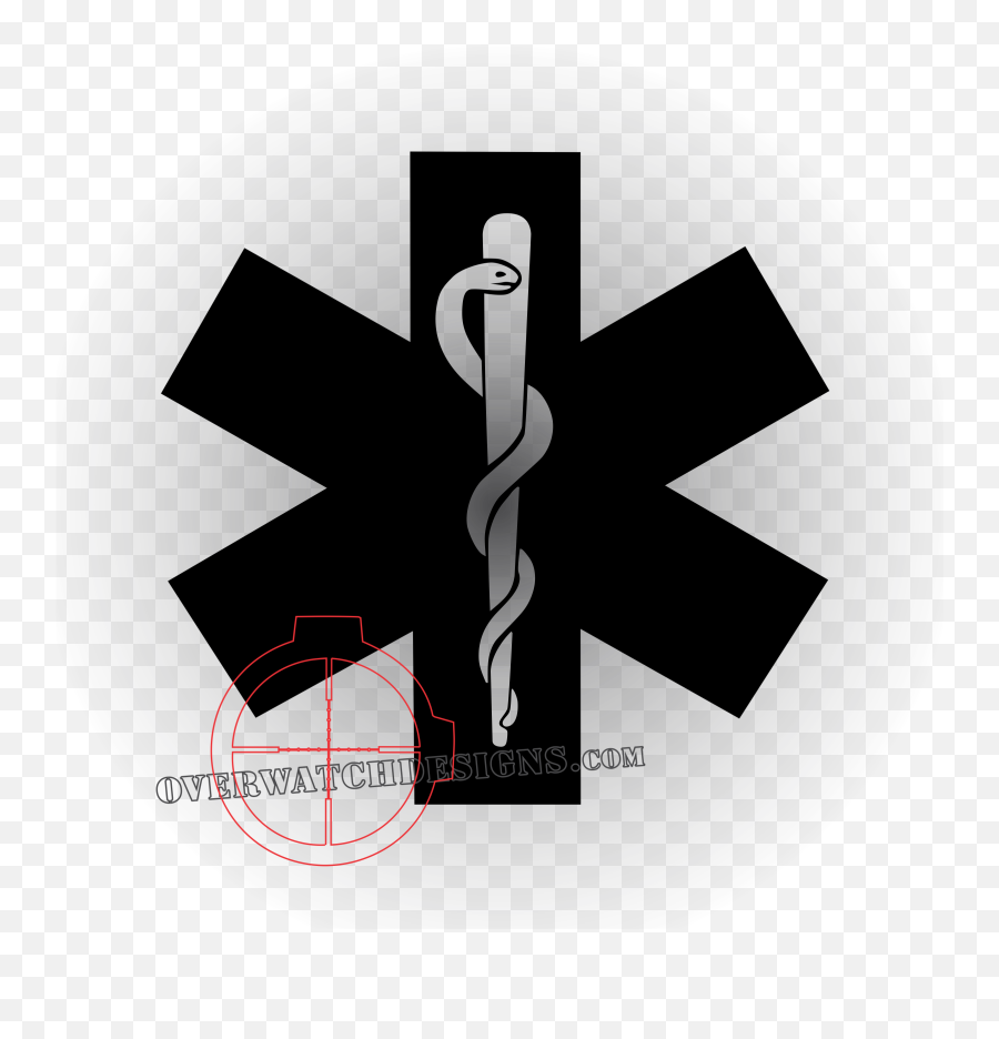 Medic Symbol Decal Emt Paramedic Police - Vector Star Of Life Png Emoji,Paramedic Logo