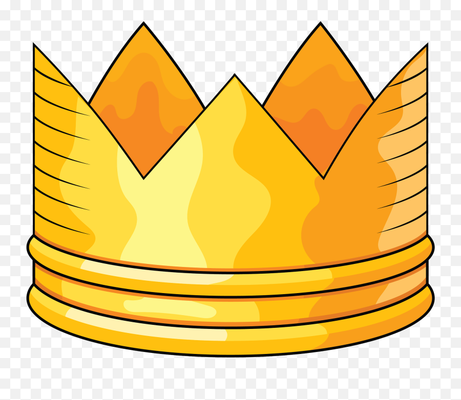 Golden Crown Clipart - Korona Png Emoji,Crown Clipart