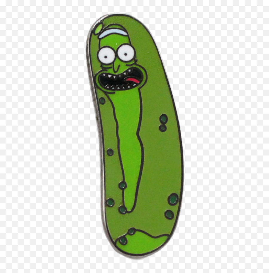 Pickle Rick Pin - Pea Emoji,Pickle Rick Transparent