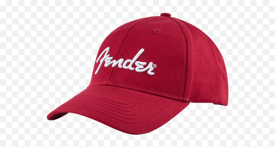 Fender Logo Stretch Cap Red - Fender Rock Emoji,Fender Logo