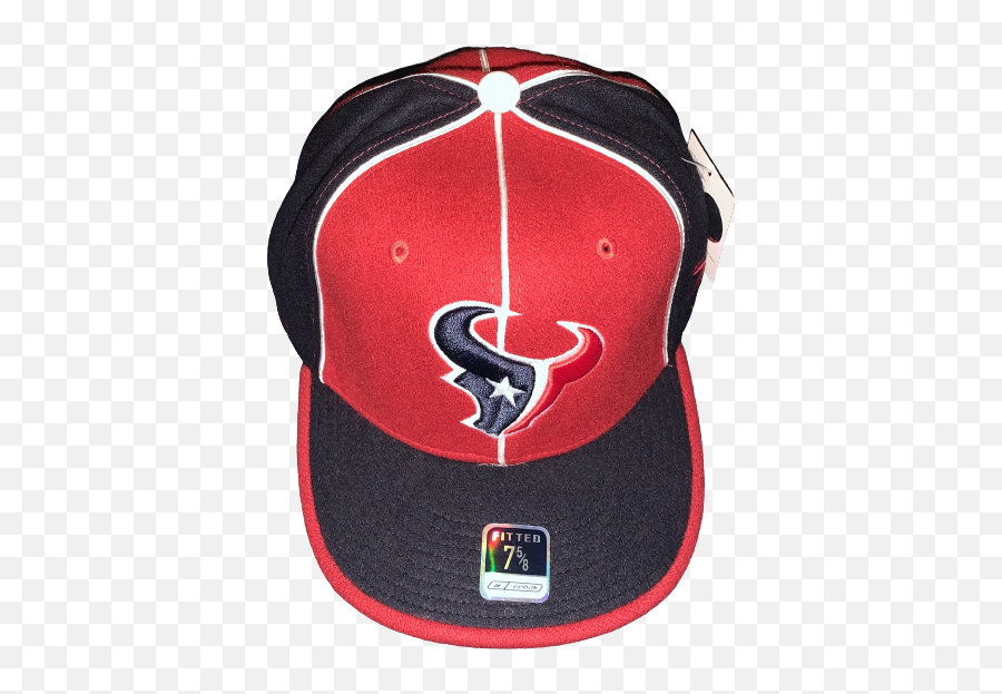 Reebok Nfl Houston Texans Fitted Flat Brim Hat Size 7 58 2c - For Baseball Emoji,Nfl Logo Hats