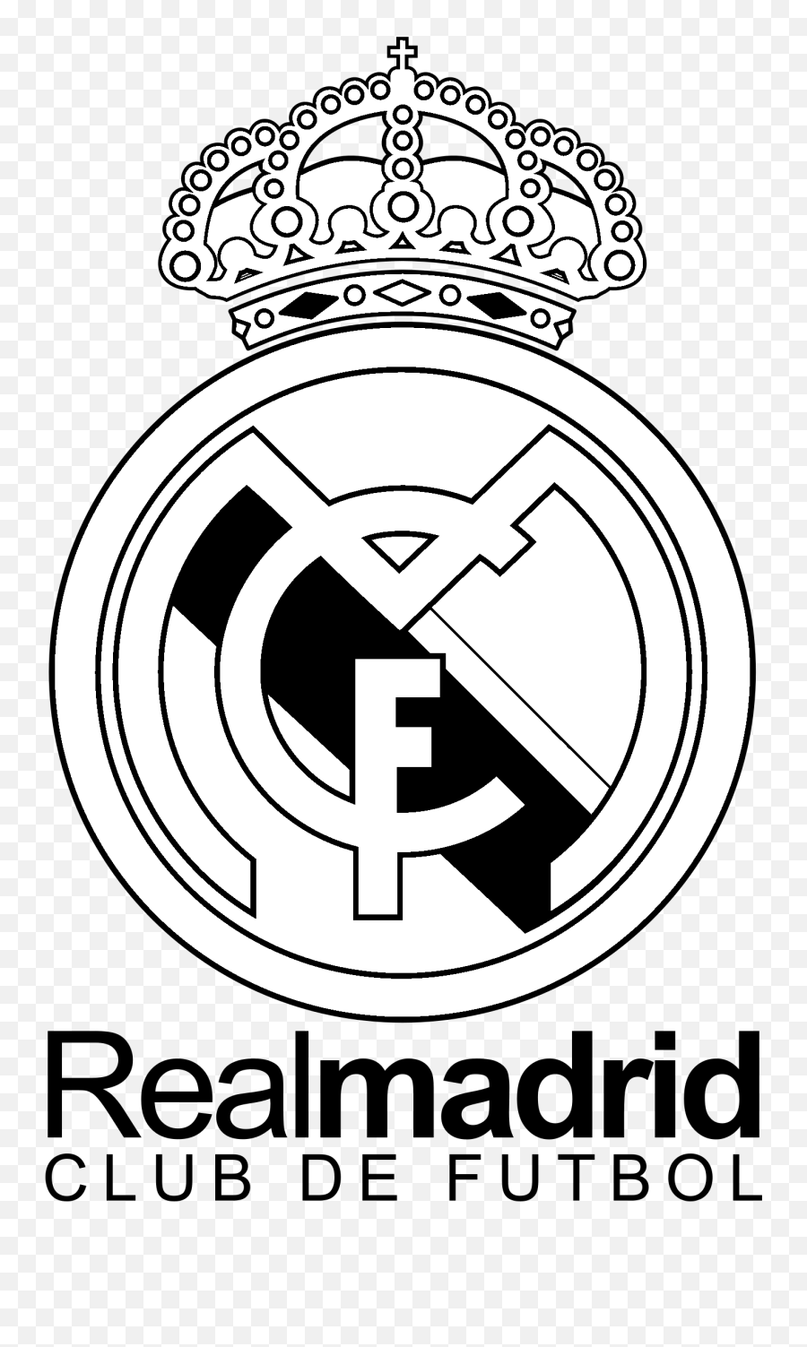Super Real Madrid Logo Png Real Madrid - Logo Real Madrid Club De Fútbol Emoji,Real Madrid Logo