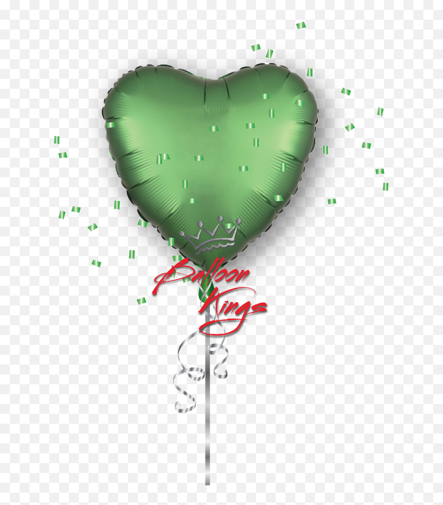 Satin Luxe Emerald Green Heart - Day Emoji,Green Heart Png