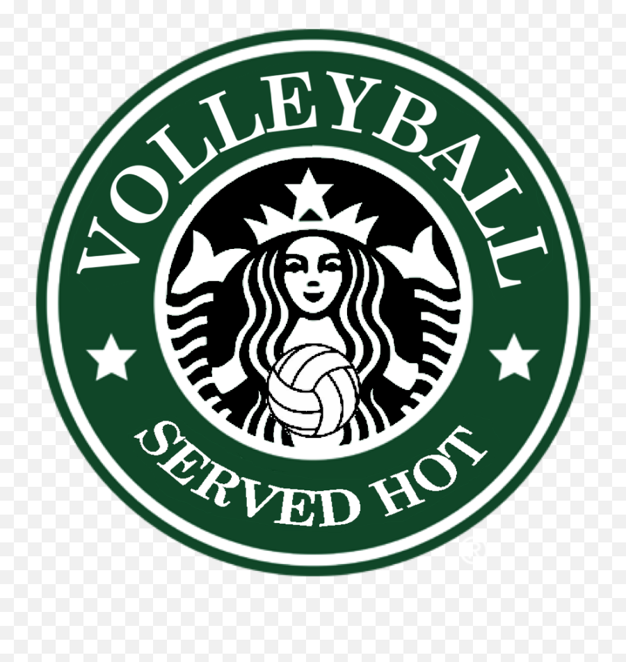 Starbucks Logo Transparent Png - Volleyballvb Volleyball Starbucks Emoji,Starbucks Logo