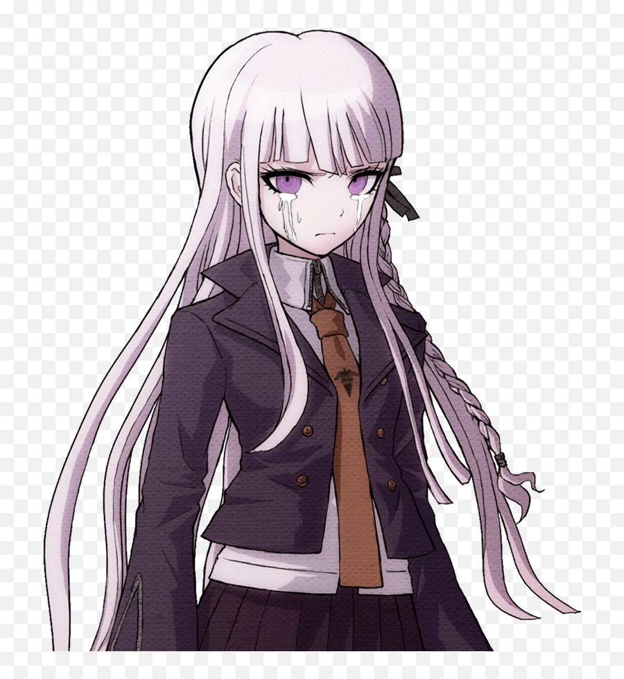Kyoko Crying Because She Has No Official Crying Sprites And Emoji,Anime Tears Png