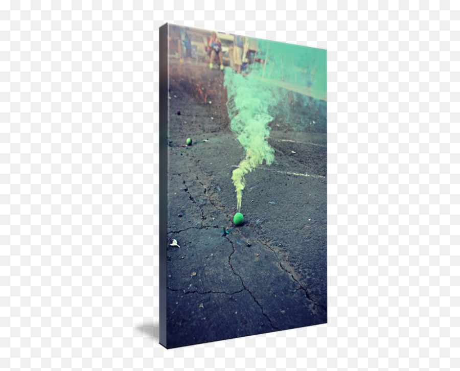 Smoke Bomb In Green By Christina Hedrick Emoji,Smoke Bomb Png