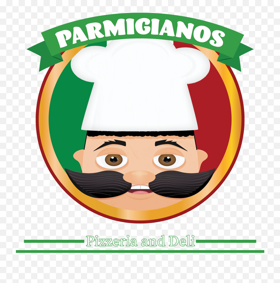 Parmigianos Pizzeria And Deli On Behance Emoji,Italian Flag Restaurant Logo