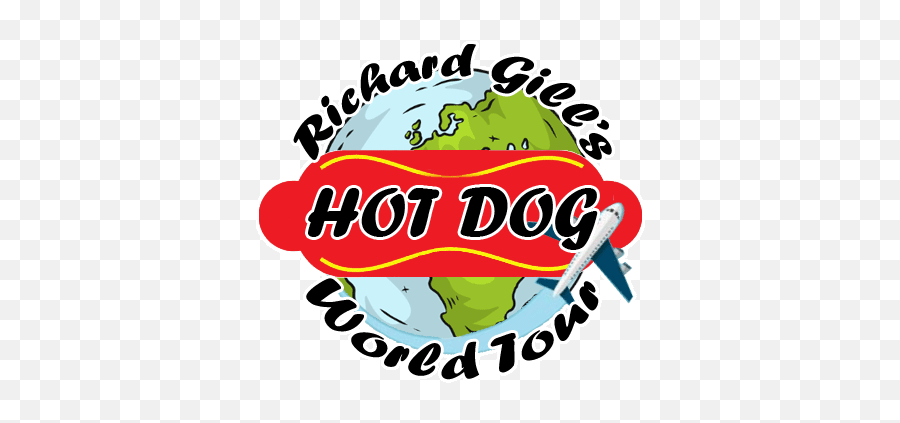 Richard Gillu0027s Hot Dog World Tour Emoji,Hot Dog Logo