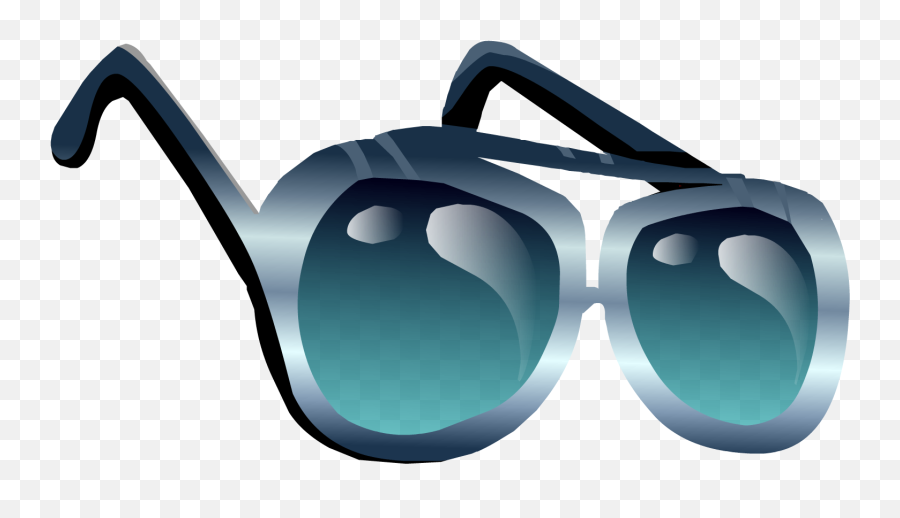 Blue Aviator Shades - Club Penguin Oculos Clipart Full Emoji,Aviator Clipart
