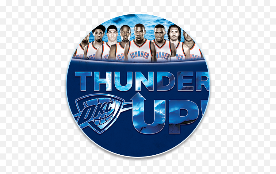 Download Oklahoma City Thunder Logo - Thunder Playoffs Emoji,Okc Thunder Logo