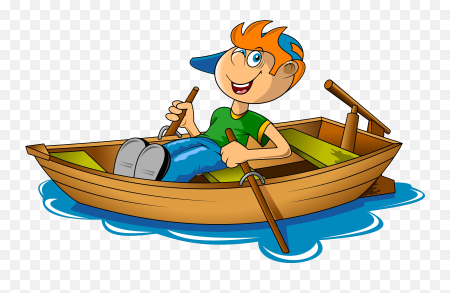 Picture - Row Boat Clip Art Emoji,Canoe Clipart