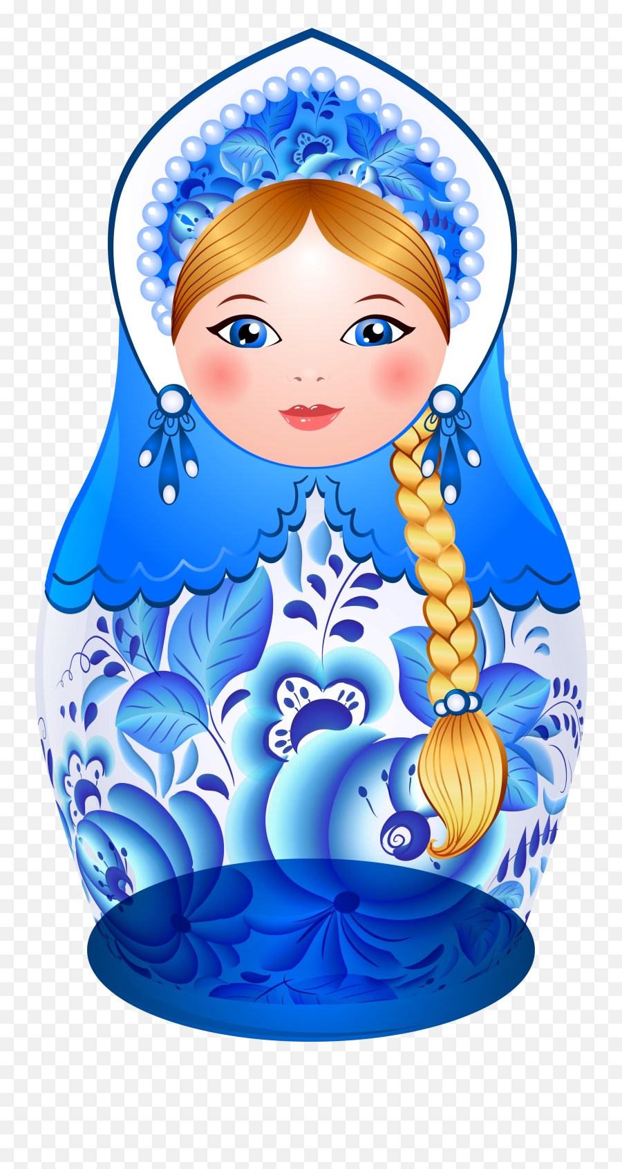 Eyelashes Clipart Embroidery - Poupée Russe Traditionnel Happy Emoji,Eyelashes Clipart